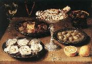 Still-Life with Oysters and Pastries